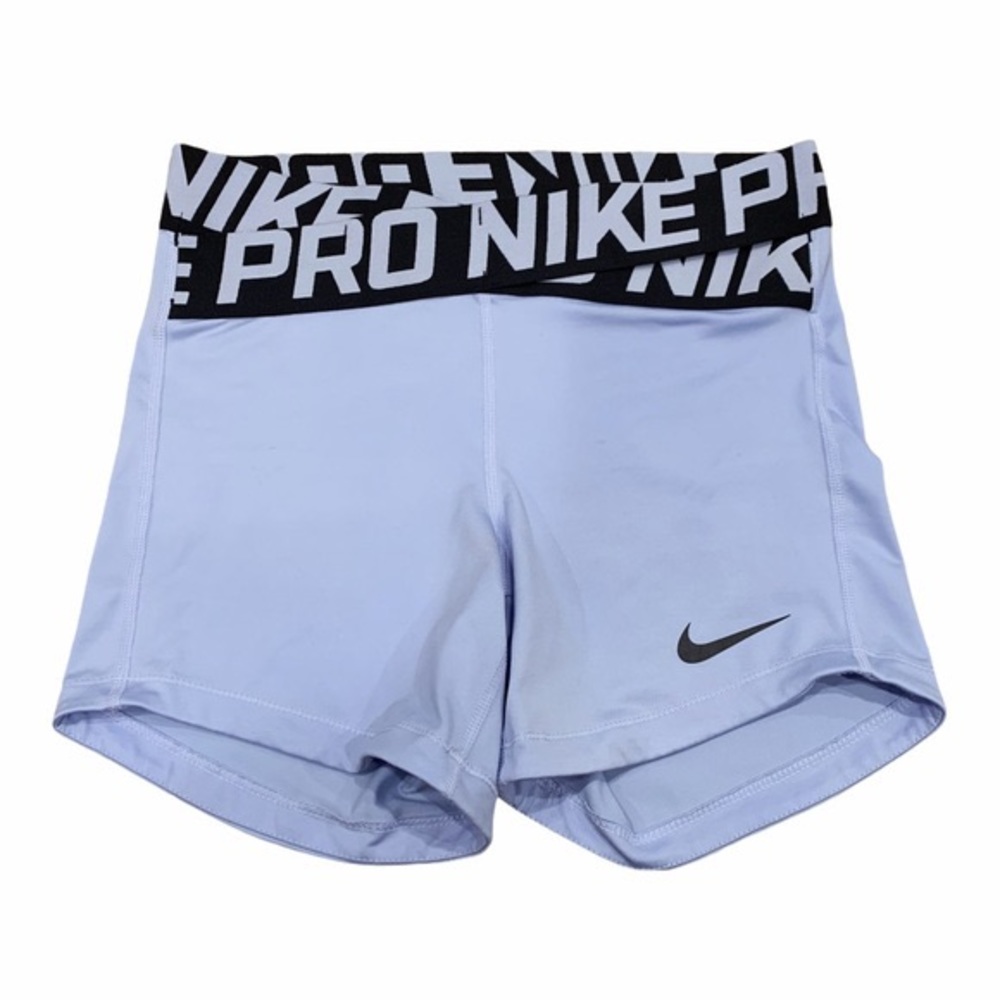 Sky blue dry fit Nike spandex shorts